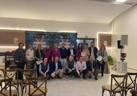 Foto de familia en la gala de entrega de distinciones.