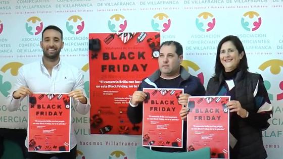 El comercio de Villafranca celebra el Black Friday con un sorteo de 60 cheques de 10 euros
