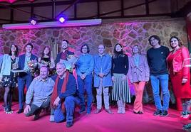 El jurado junto a los ganadores del XXVI Certamen Internacional de Jóvenes Intérpretes 'Pedro Bote'.