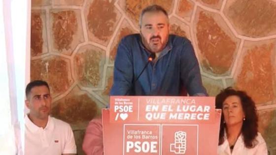 Francisco José Merino, nuevo miembro de la ejecutiva local del Psoe de Villafranca