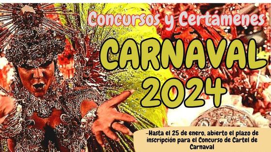Abierto el plazo de inscripción para participar en el Certamen de carnaval 2024