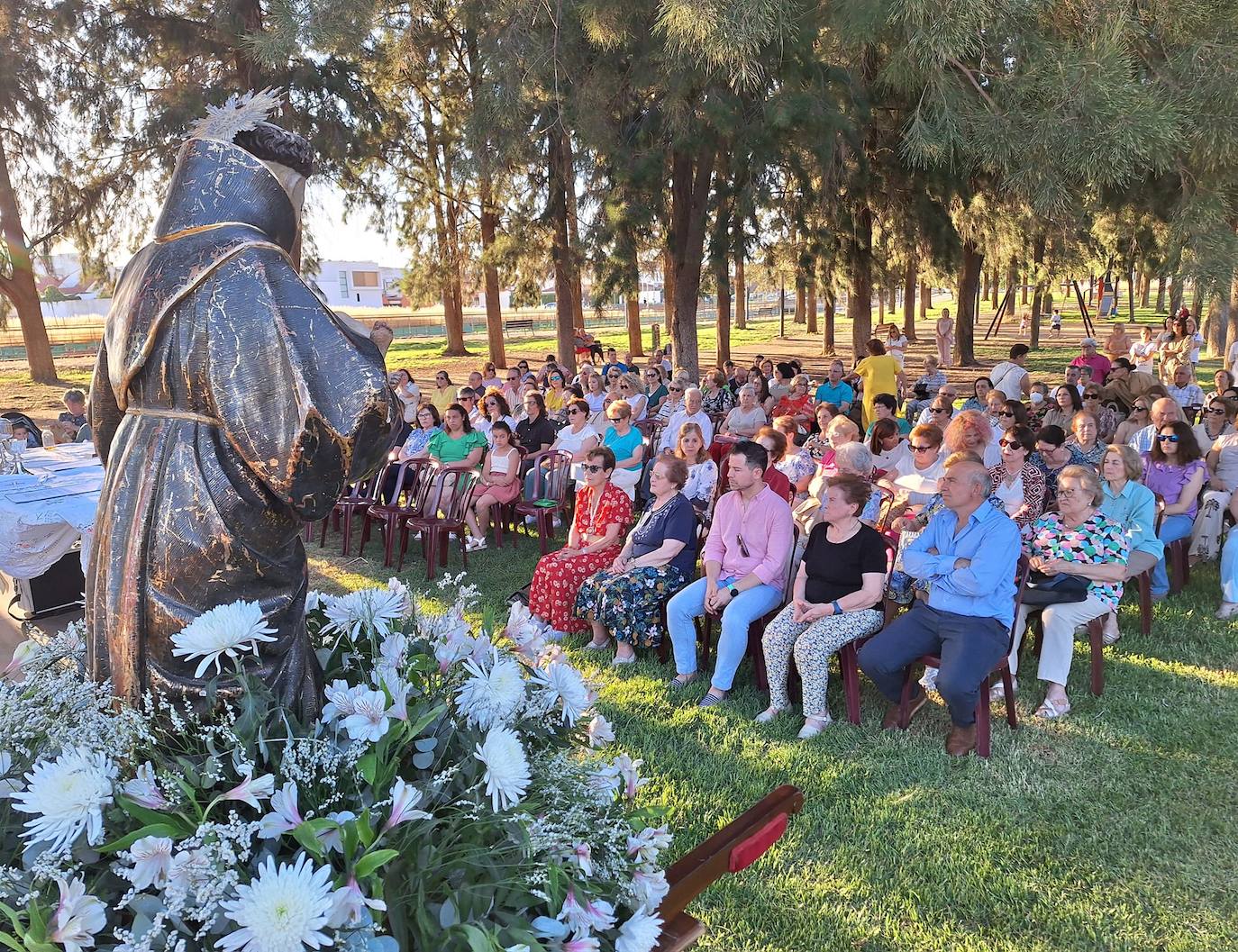 Misa en honor a San Antonio de Padua.