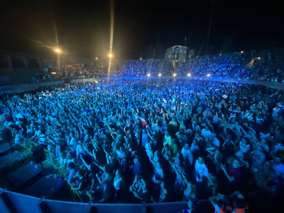 Camela arrasa en Villafranca