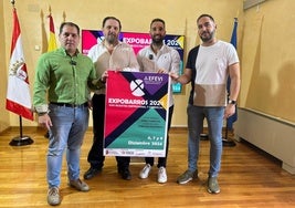 De izquierda a derecha, Javier Sánchez, Antonio Romero, Juan Antonio Morales, y Javier Pardo.