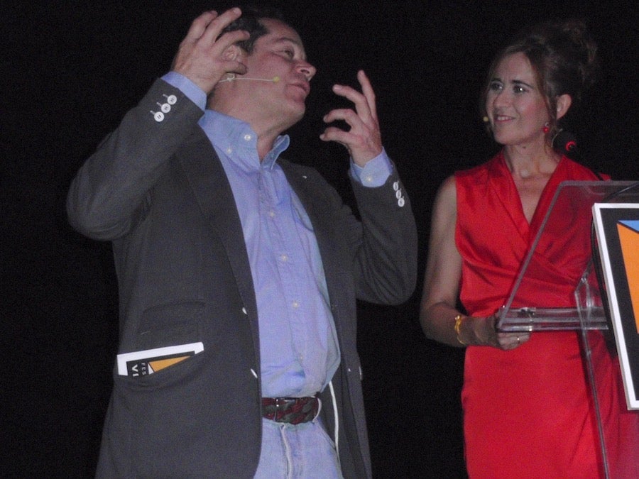 Jorge Sanz y Amparo Santalolino fueron los presentadores de la gala de clausura y entrega de premios del festival.
