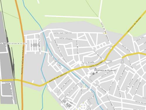 Mapa de la zona adyacente a la calle Infanta Cristina.