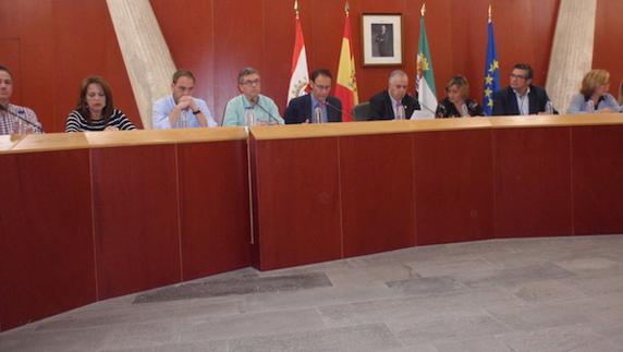 Una imagen del pleno celebrado el pasado lunes 31 de octubre por la corporación municipal. 