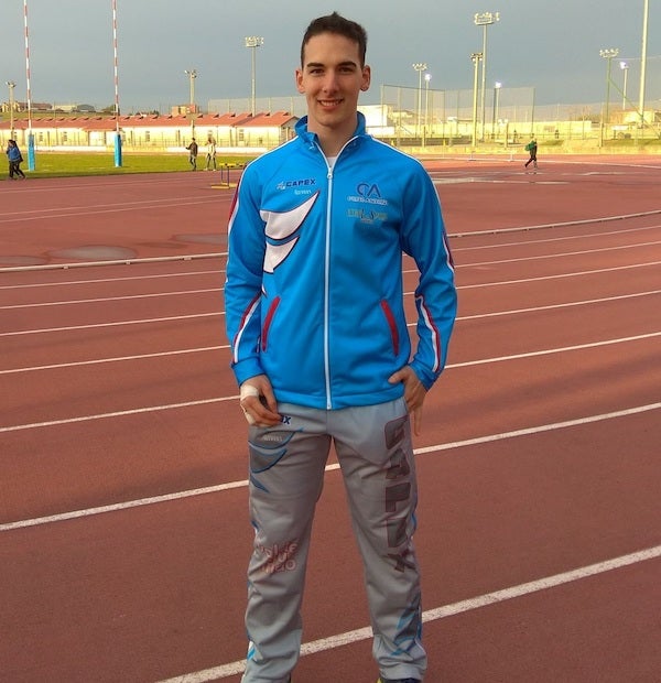 El atleta Alfonso Pinilla. 