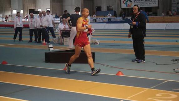 Miguel Periáñez, en una prueba reciente. 