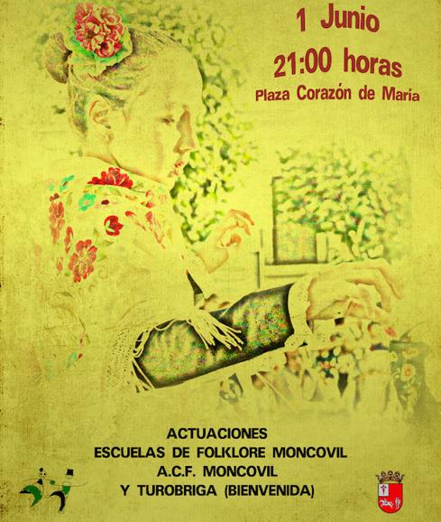 Cartel de las Escuelas de Folklore. 