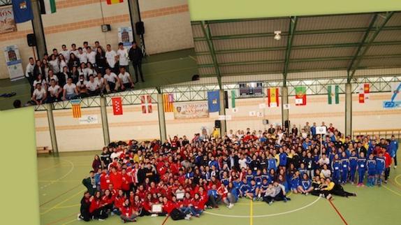 Celebración de un torneo en el Colegio San José. 