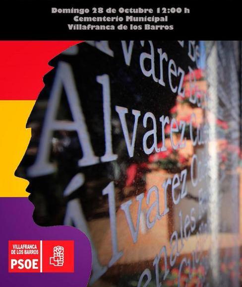 Los socialistas homenajean a las víctimas de la represión franquista