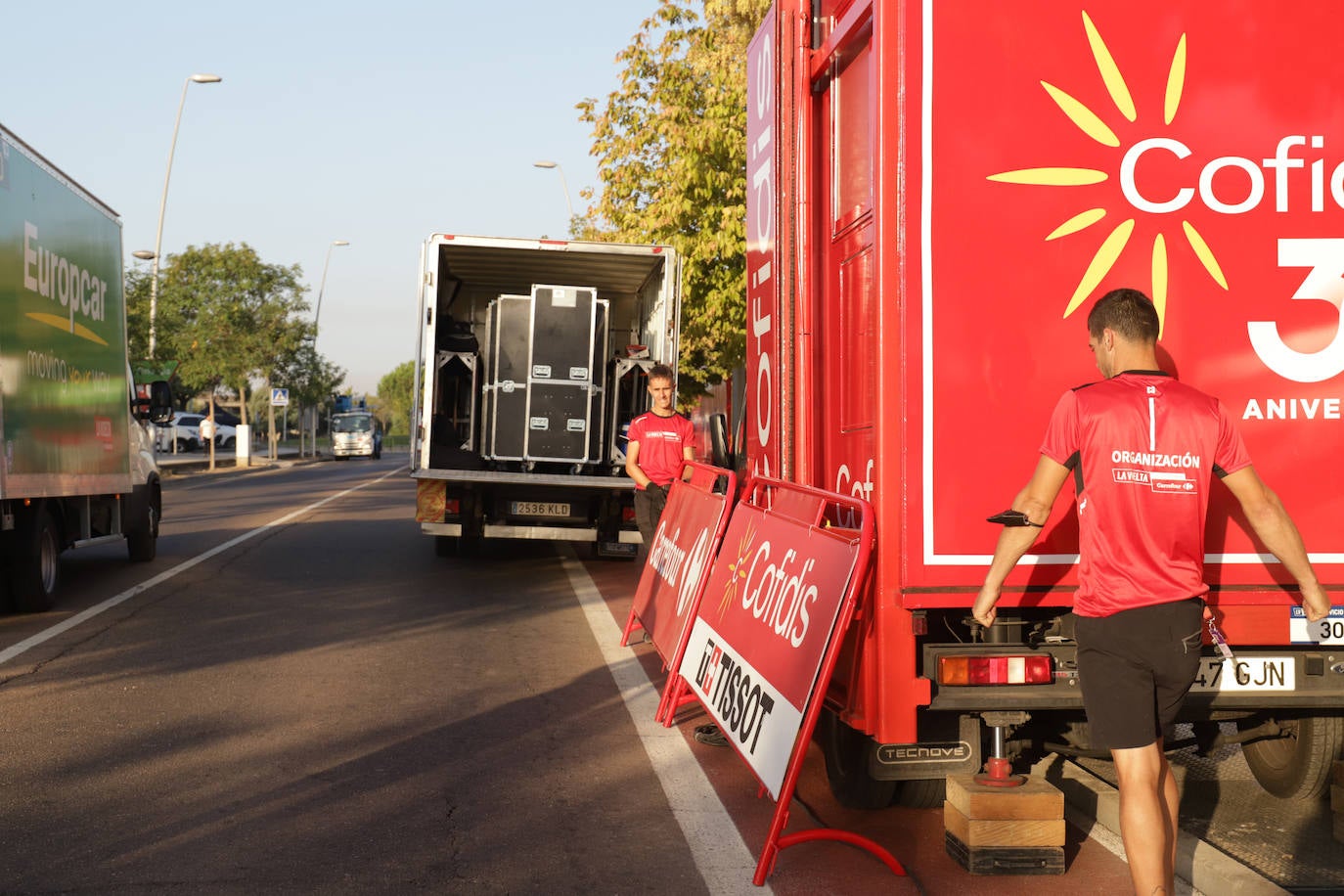 Primeros preparativos en Villanueva de la Serena. 