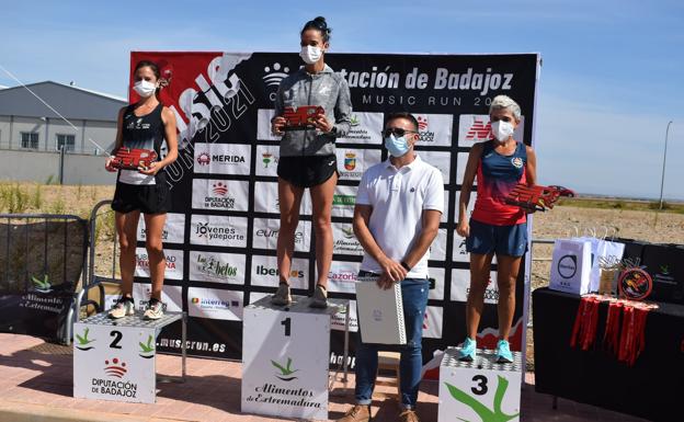 Ganadoras de la Music Run 10K. 