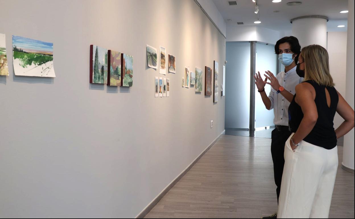 Diego Morcillo muestra sus cuadros con paisajes en el Espacio Rufino Mendoza