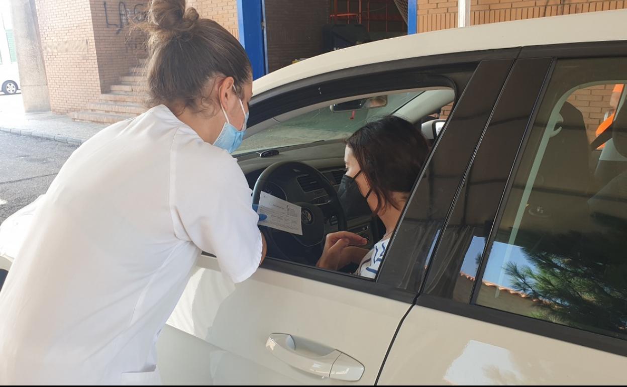 Proceso de vacunación en Villanueva de la Serena. 
