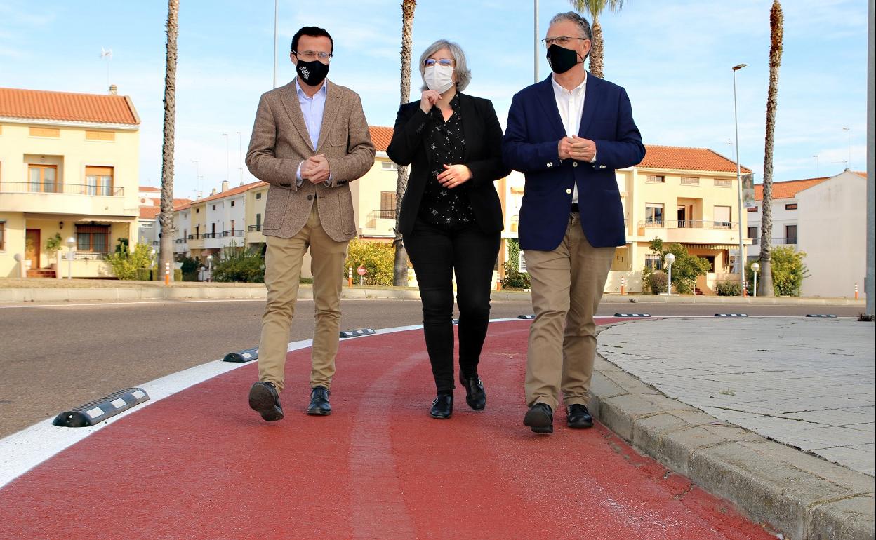 José Luis Quintana, Leire Iglesias y Miguel Ángel Gallardo.