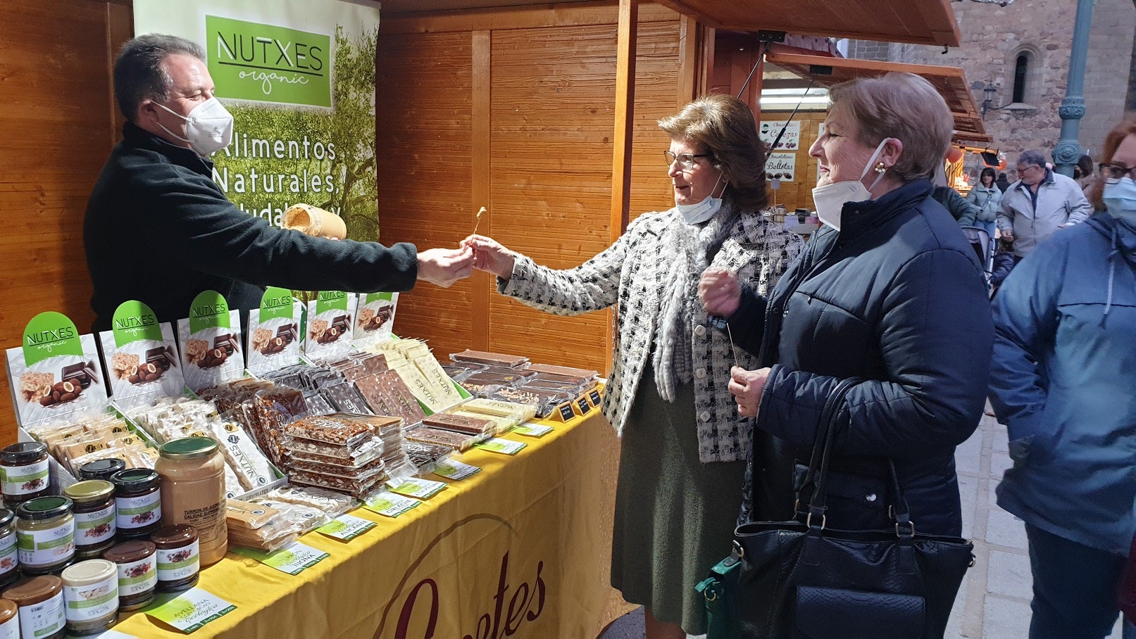 Los asistentes pudieron elegir entre cientos de propuestas a base de chocolate. 