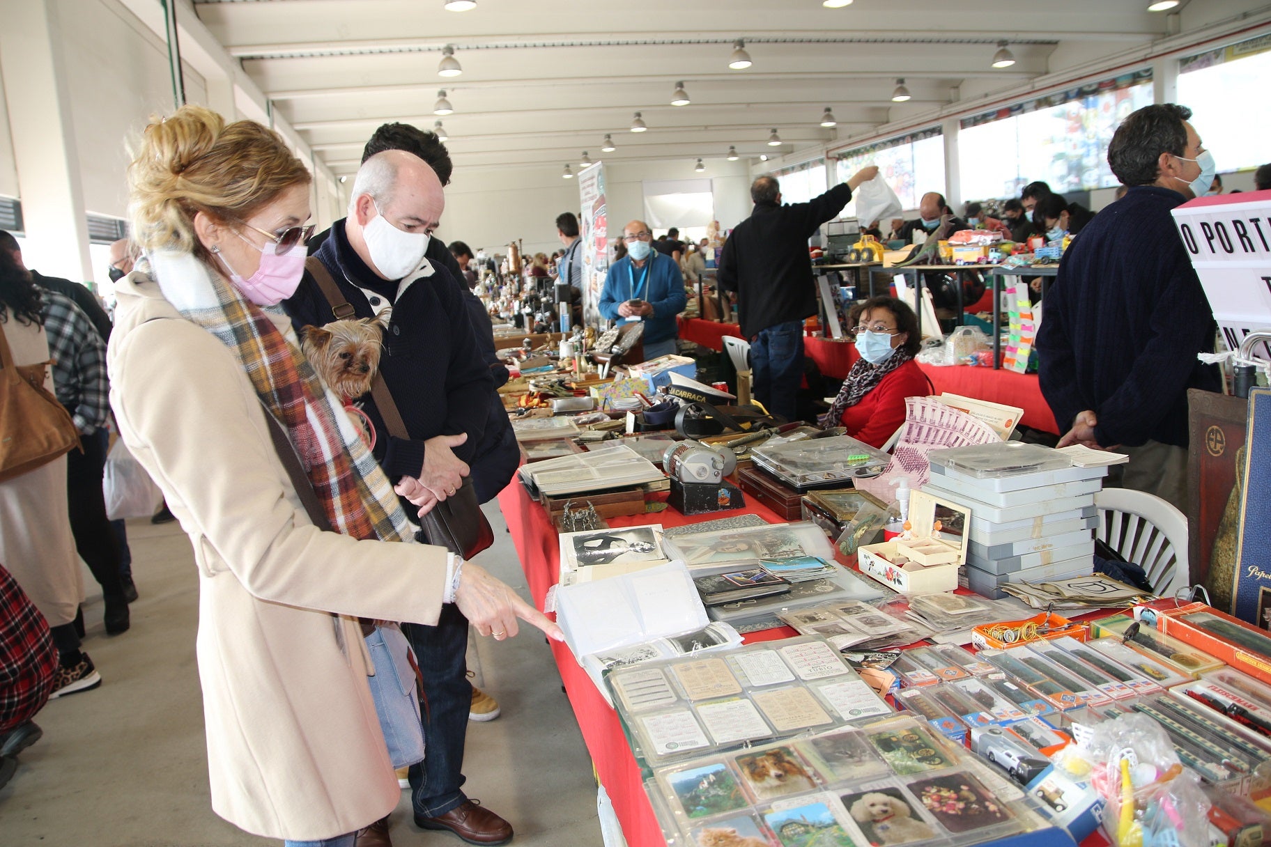 Visitantes en la XI Feria Internacional del Coleccionismo. 