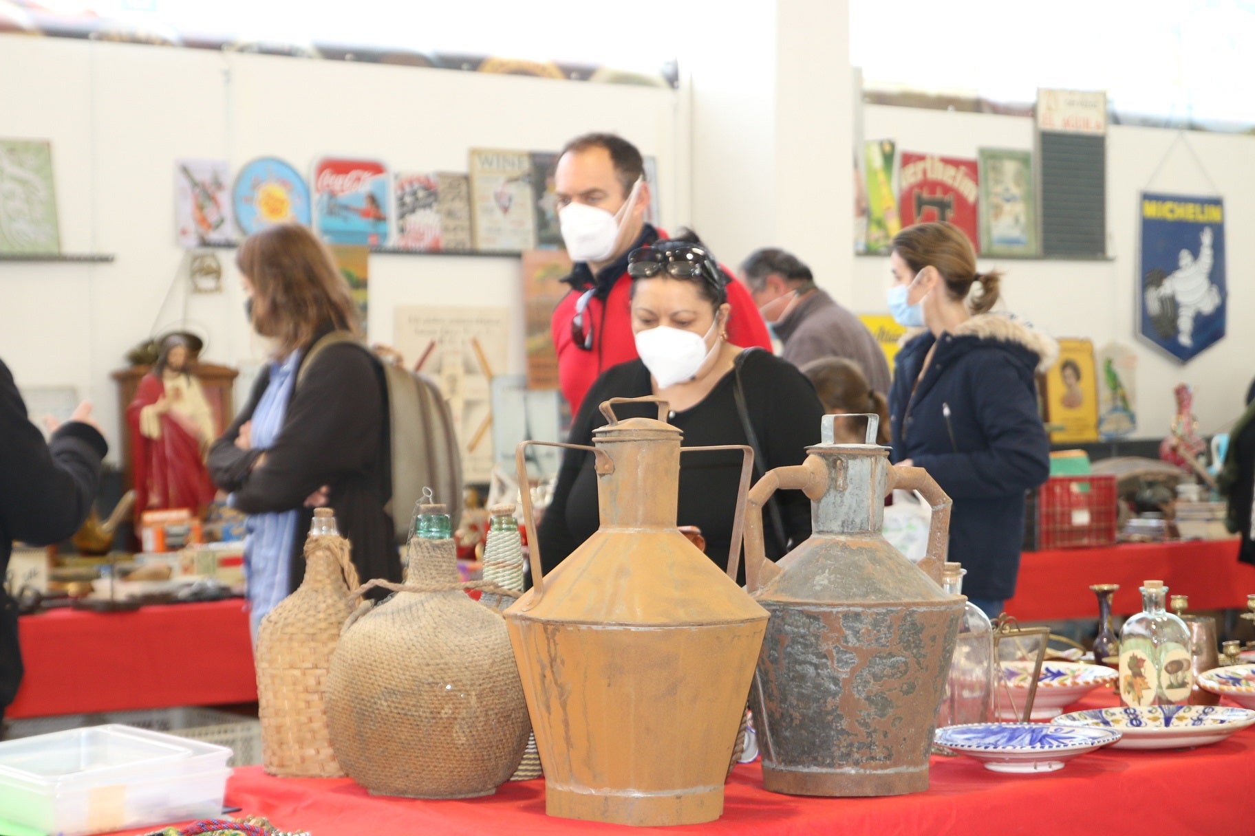 Visitantes en la XI Feria Internacional del Coleccionismo. 