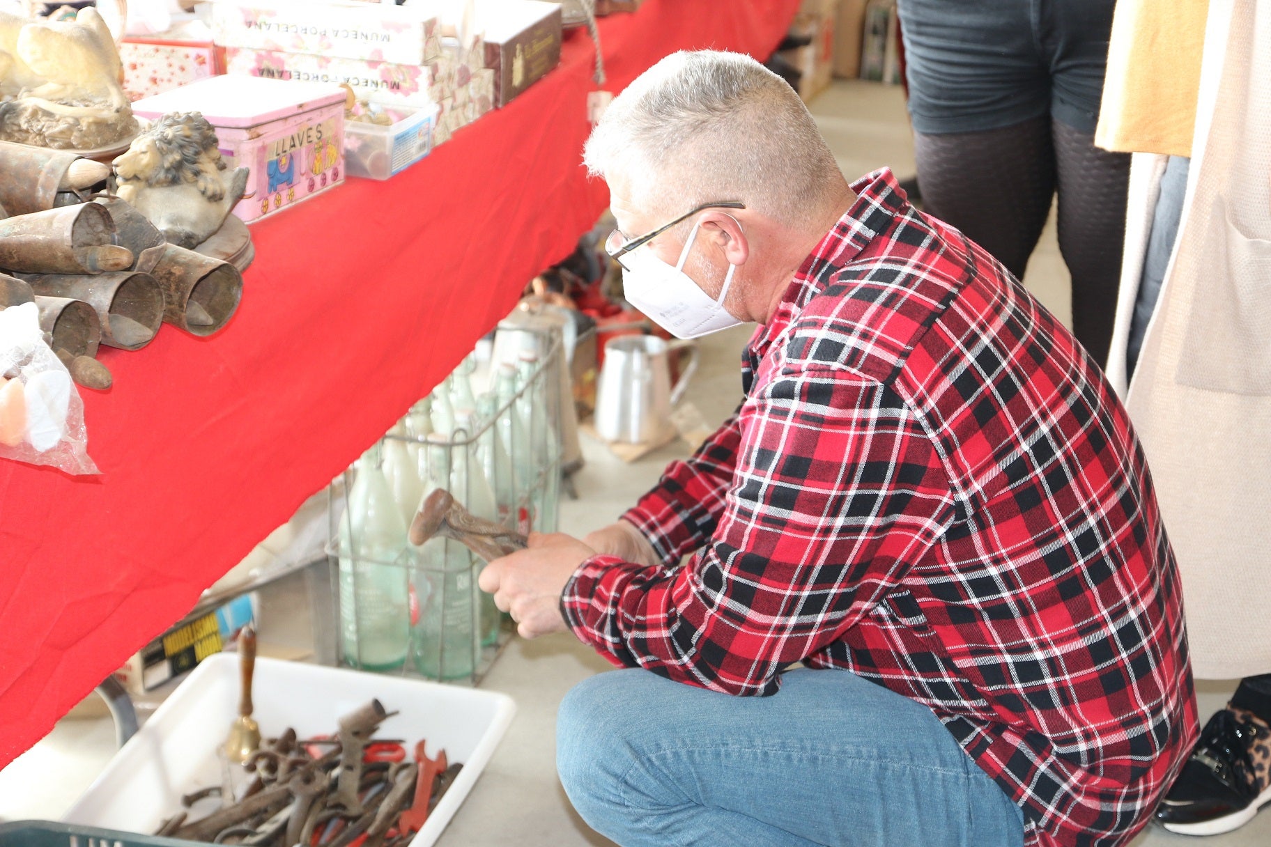 Visitantes en la XI Feria Internacional del Coleccionismo. 
