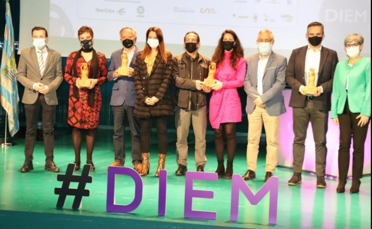 Premiados en el congreso Deporte, Igualdad y Empresa (DIEM). 