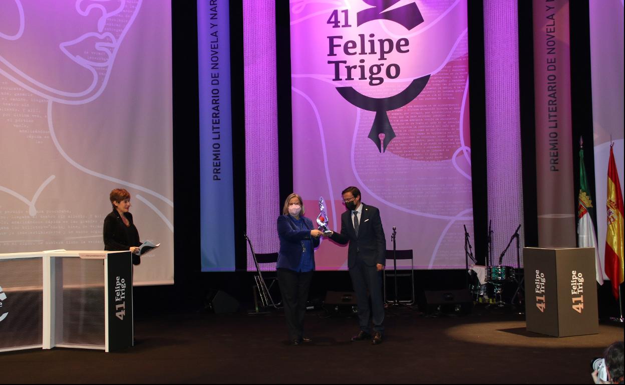 Celebración de la gala literaria del Premio Felipe Trigo de 2021. 