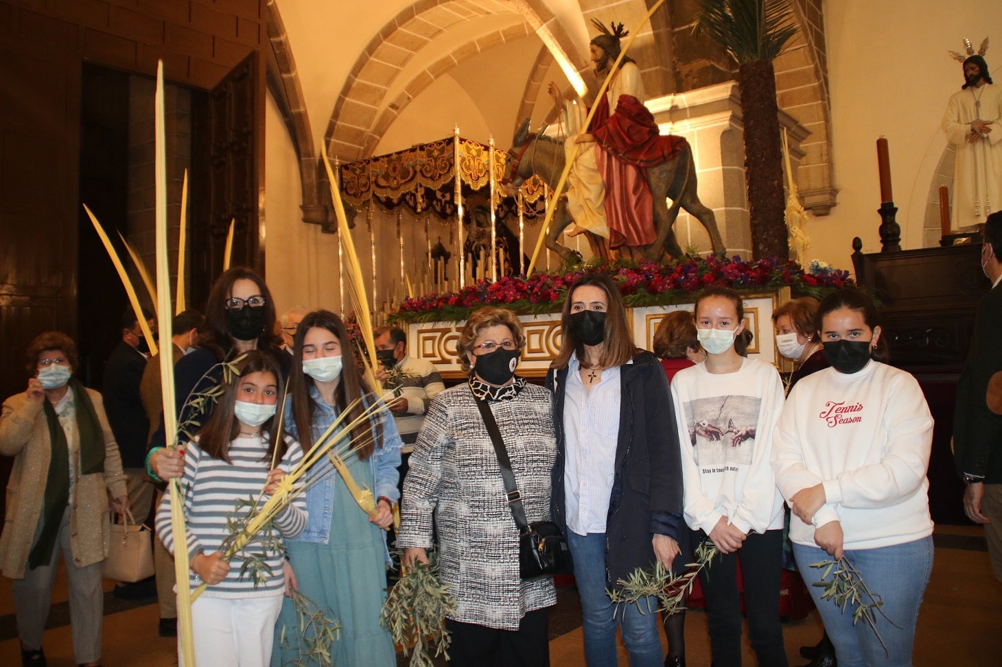 La Borriquita volvió a recorrer las calles de Villanueva dos años después