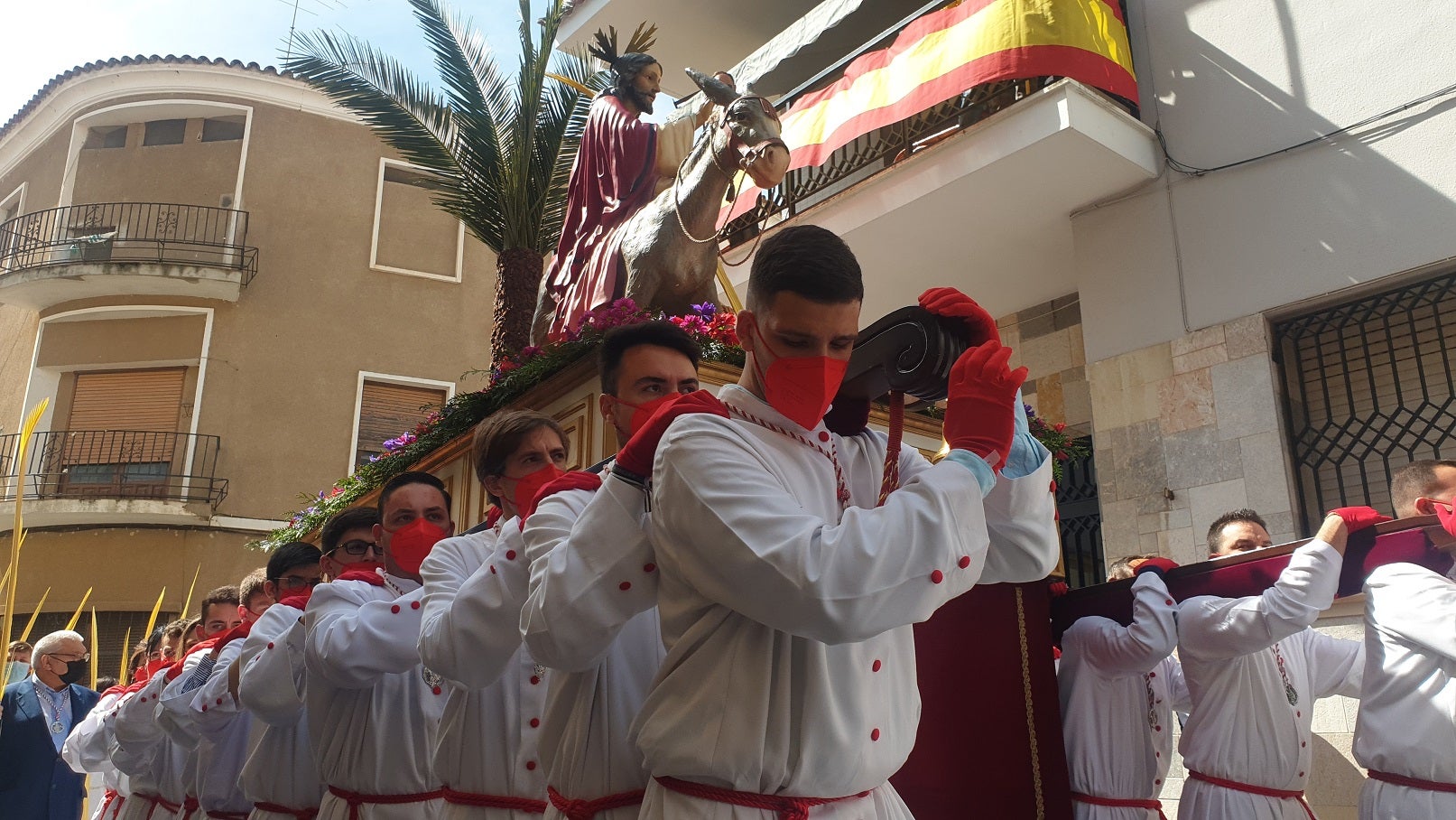 La Borriquita volvió a recorrer las calles de Villanueva dos años después