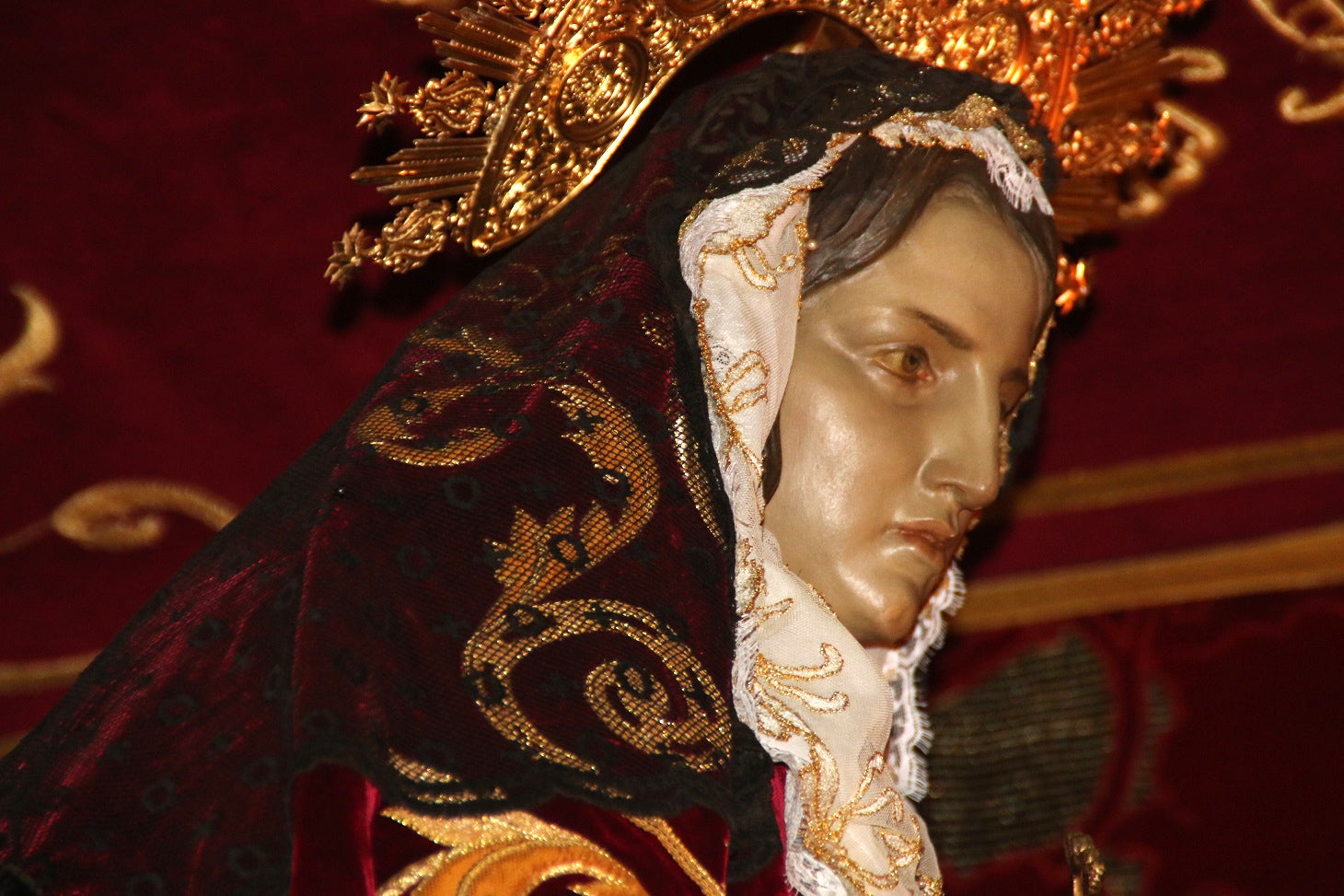 Celebración de las procesiones del Jueves Santo en Villanueva de la Serena.