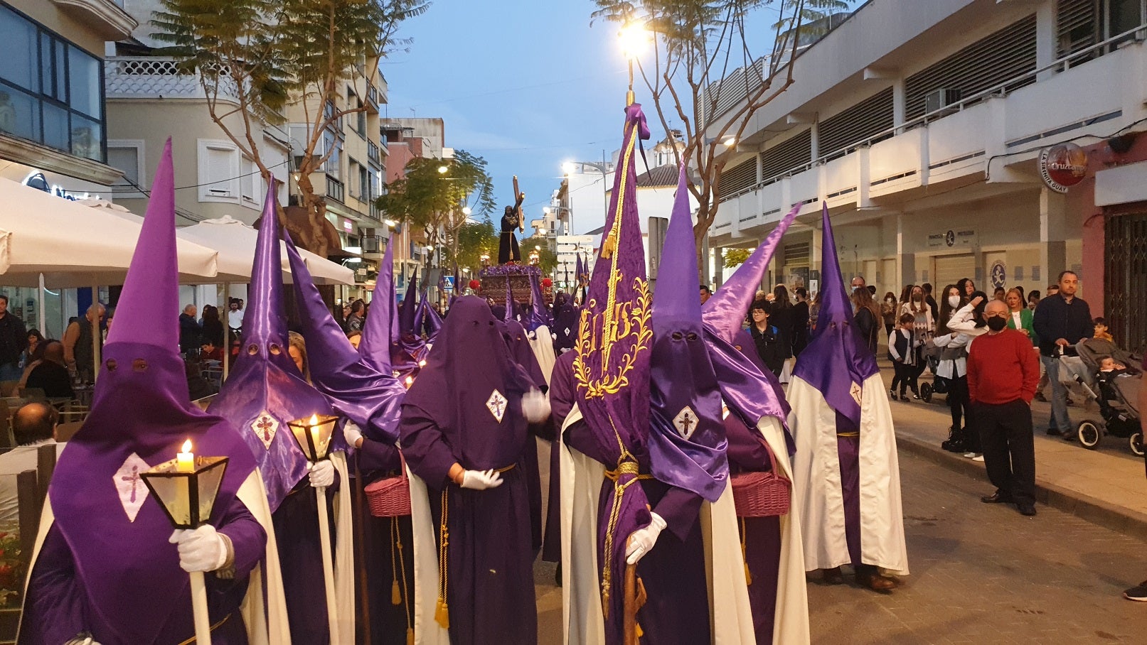 Celebración de las procesiones del Jueves Santo en Villanueva de la Serena.