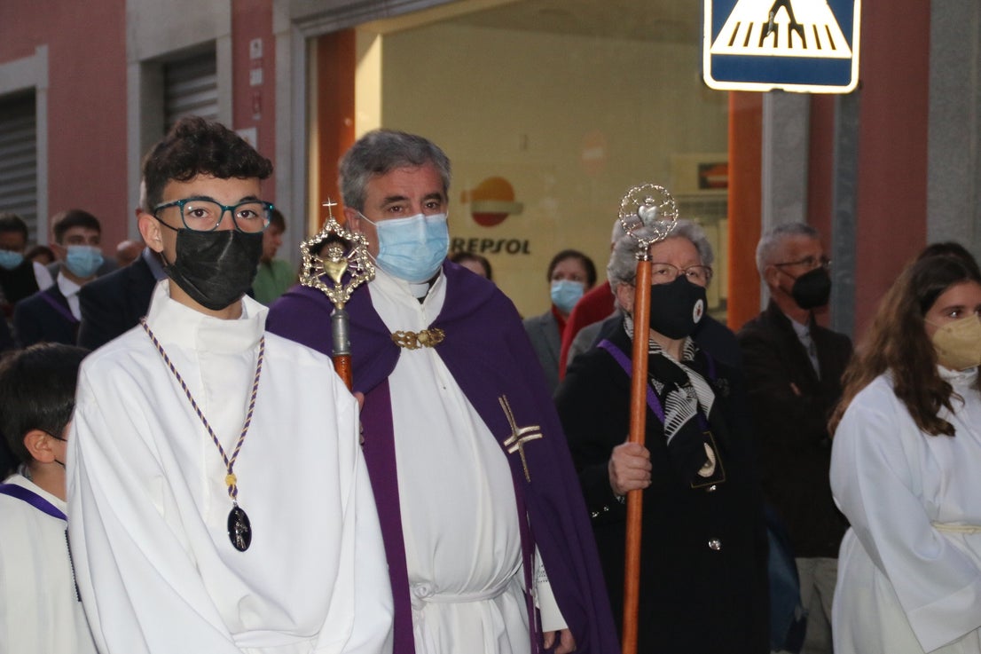 Celebración de las procesiones del Jueves Santo en Villanueva de la Serena.