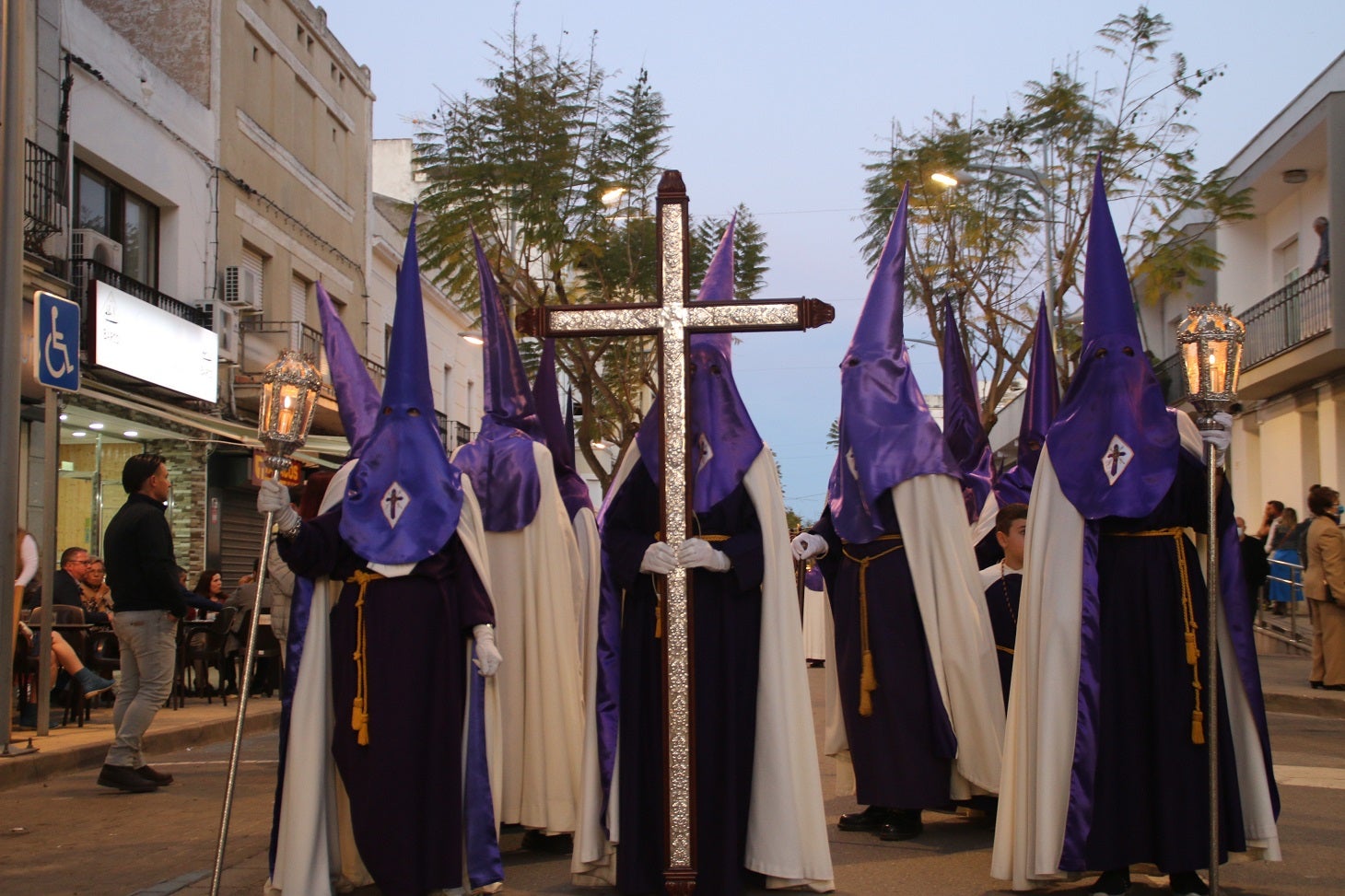Celebración de las procesiones del Jueves Santo en Villanueva de la Serena.