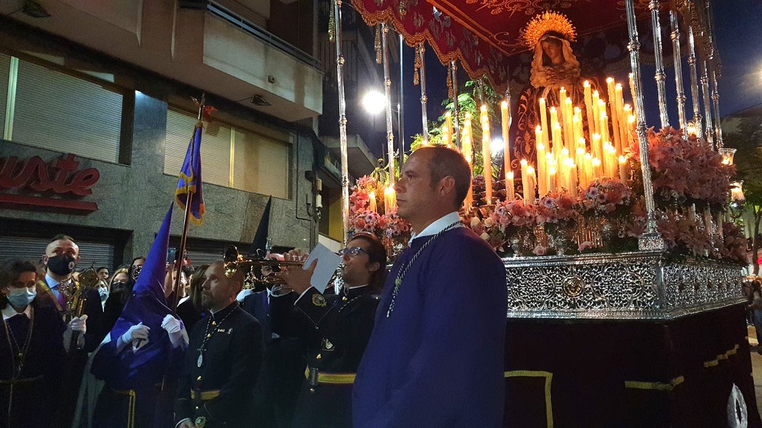 Celebración de las procesiones del Jueves Santo en Villanueva de la Serena.