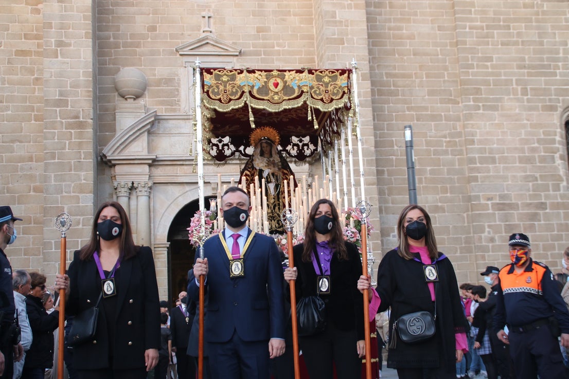 Celebración de las procesiones del Jueves Santo en Villanueva de la Serena.