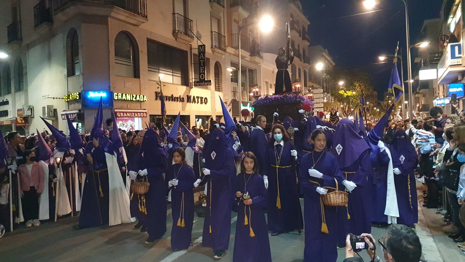 Celebración de las procesiones del Jueves Santo en Villanueva de la Serena.
