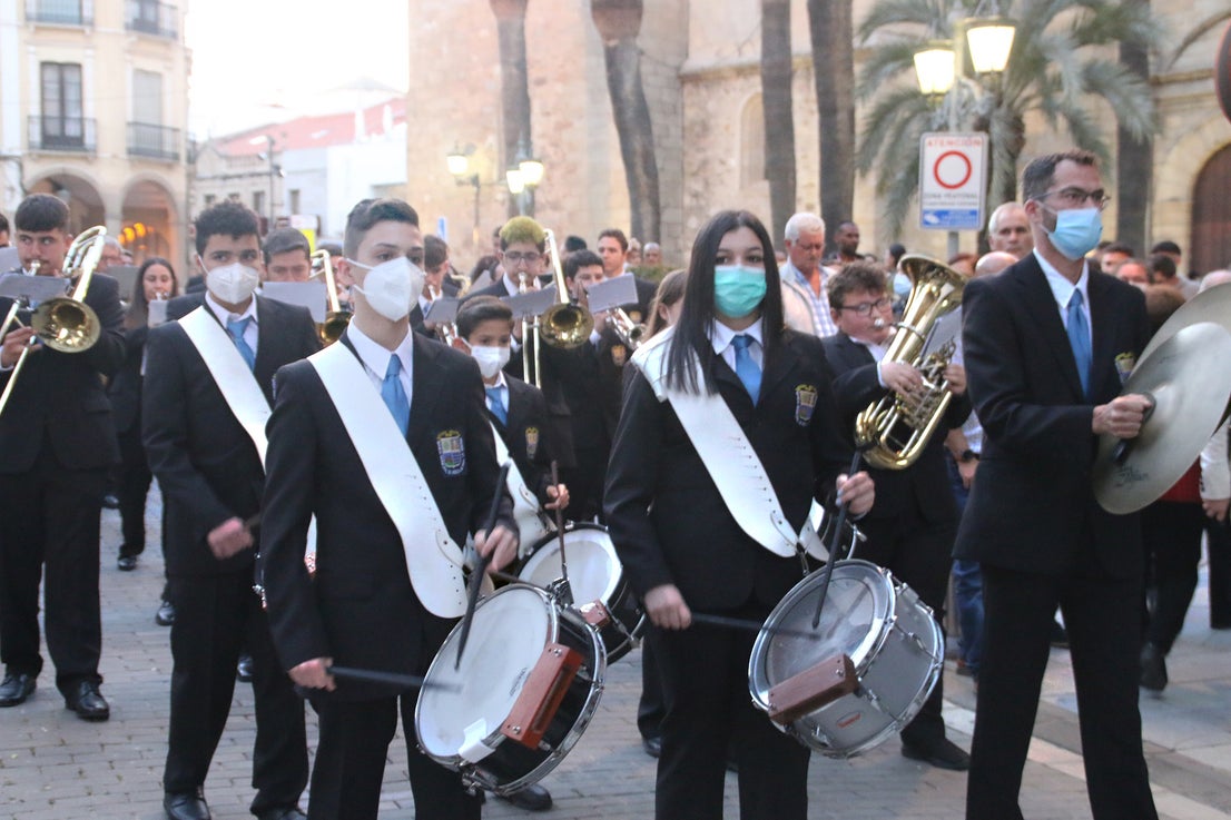 Celebración de las procesiones del Jueves Santo en Villanueva de la Serena.