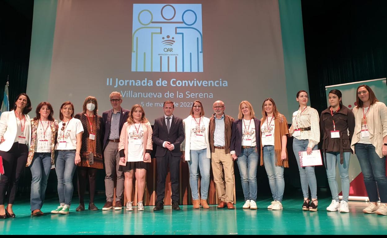 Premiadas durante la II Jornada de Convivencia del OAR, celebrado en Villanueva. 
