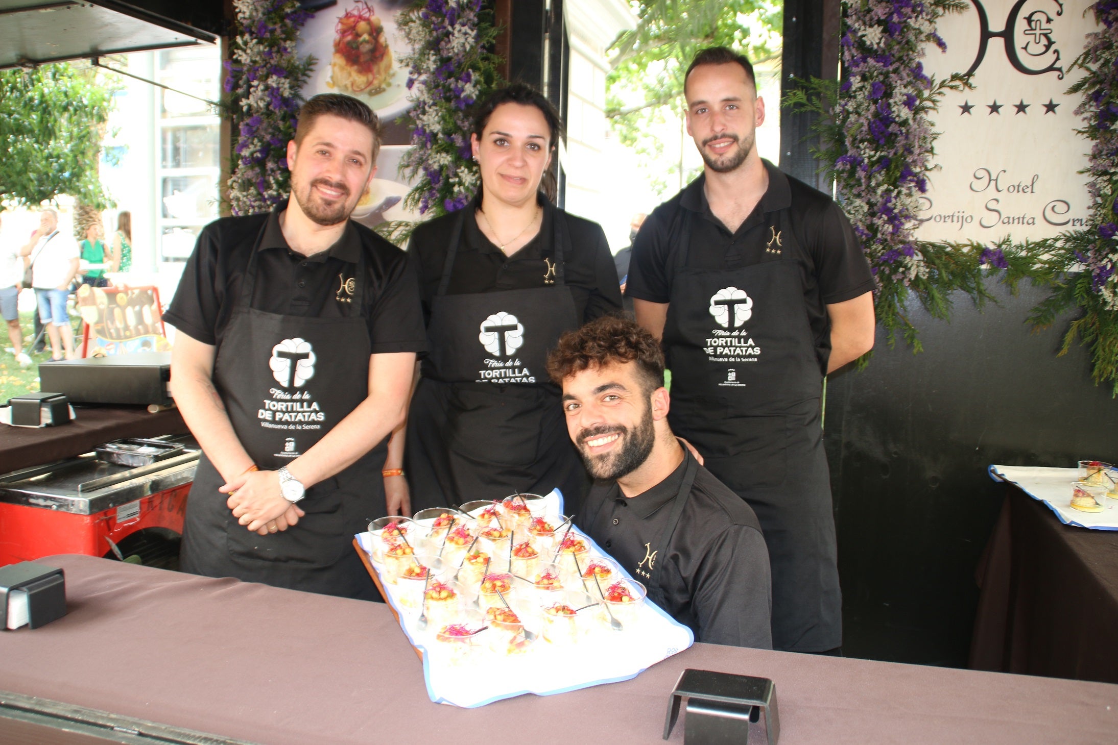 La Feria de la Tortilla atrajo a mayores y pequeños para degustar este manjar. 
