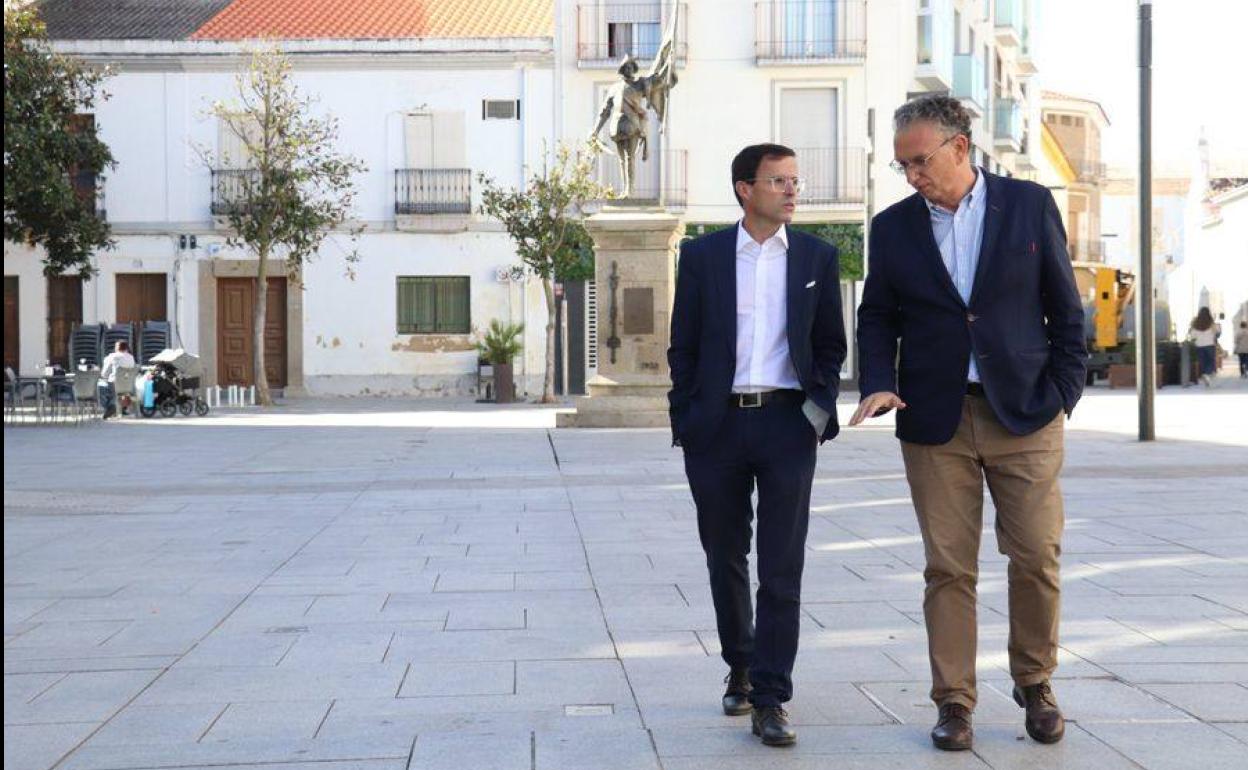 Los alcaldes de Villanueva de la Serena y de Don Benito. 