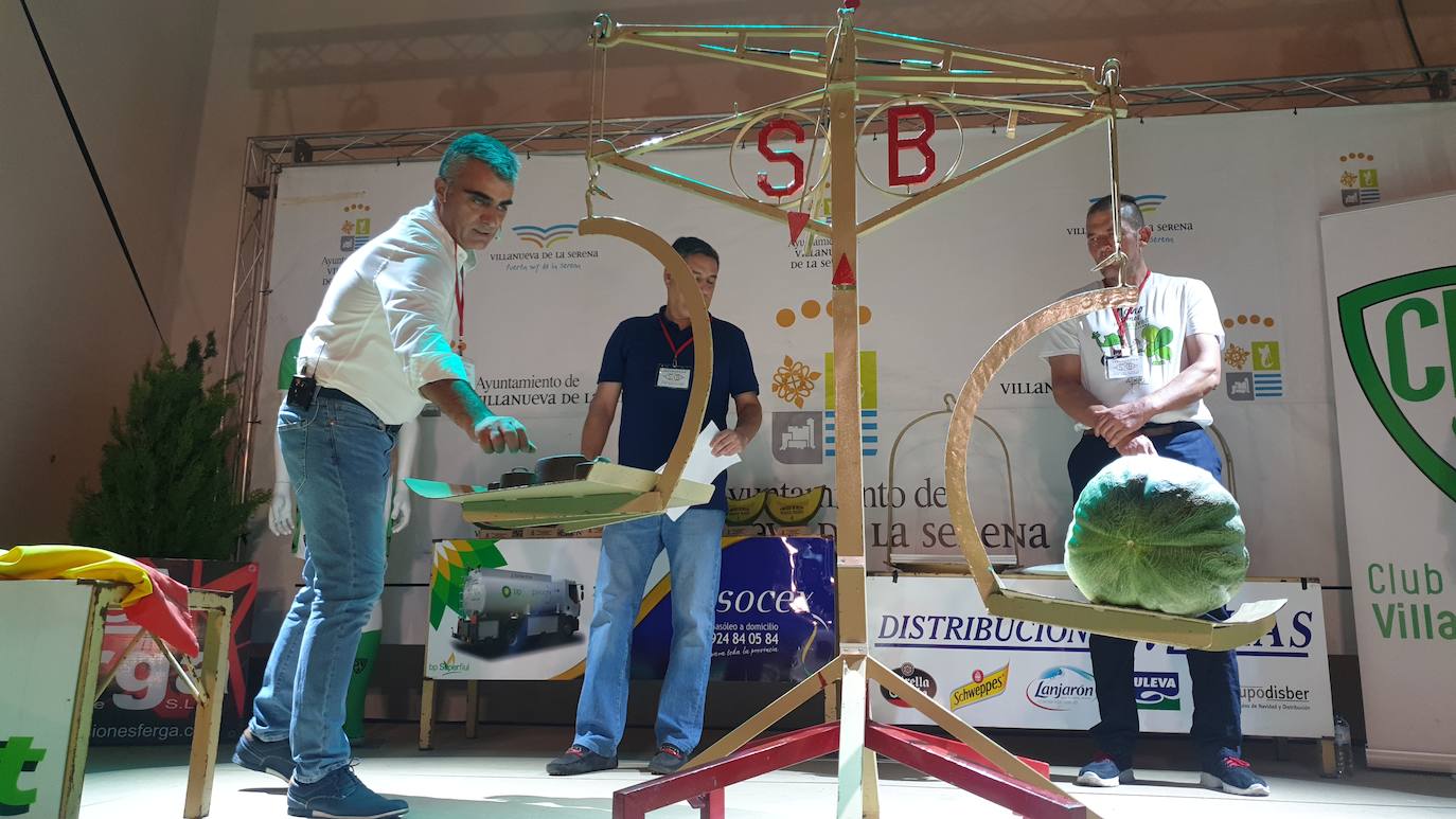 El certamen contó con cinco sandías y cuatro melones a concurso, siendo ganadores Antonio González y Juan Vicente Manchado. 