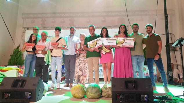 El certamen contó con cinco sandías y cuatro melones a concurso, siendo ganadores Antonio González y Juan Vicente Manchado. 