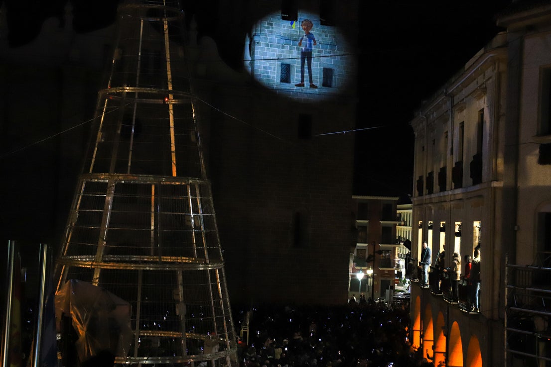 Villanueva de la Serena enciende su Navidad. 