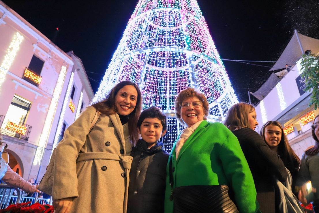 Villanueva de la Serena enciende su Navidad. 