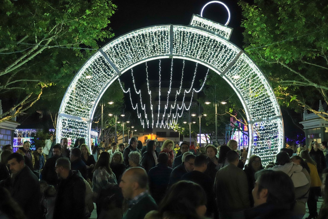 Villanueva de la Serena enciende su Navidad. 
