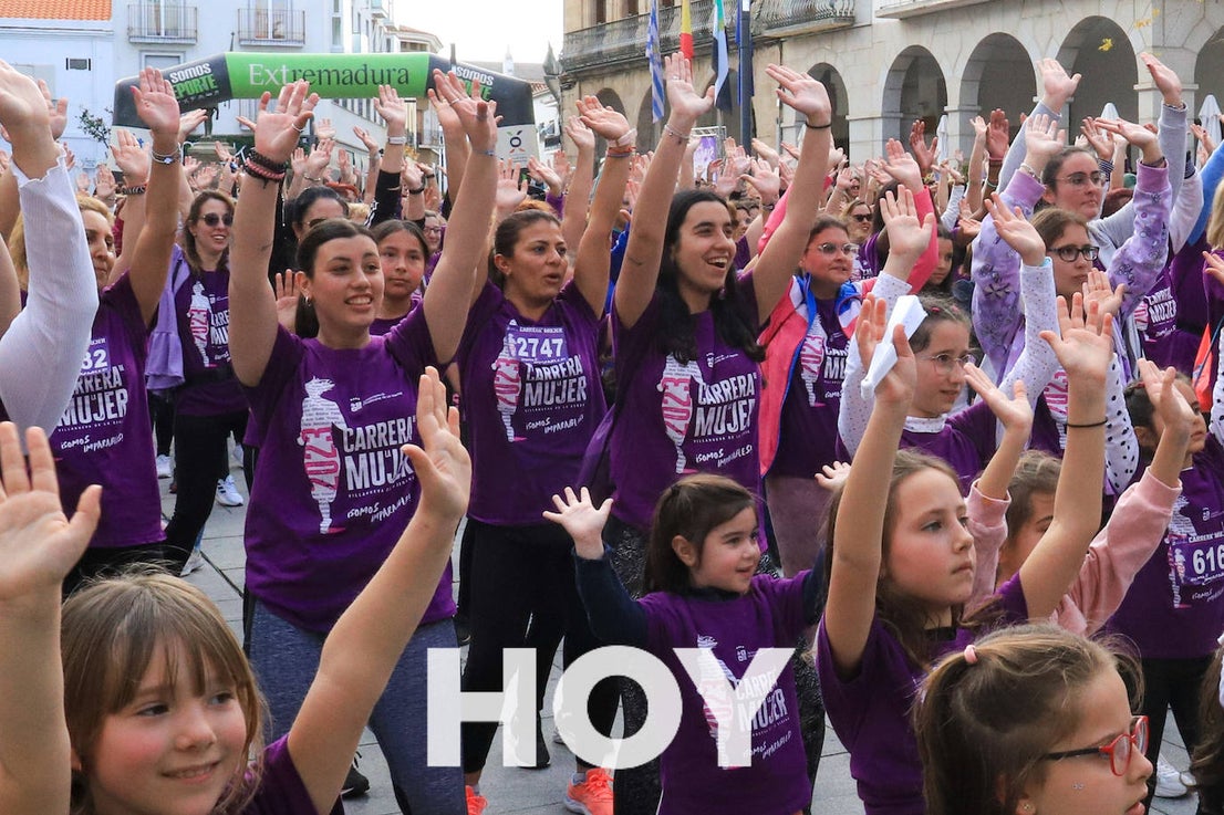 Villanueva celebra su 17ª Carrera de la Mujer