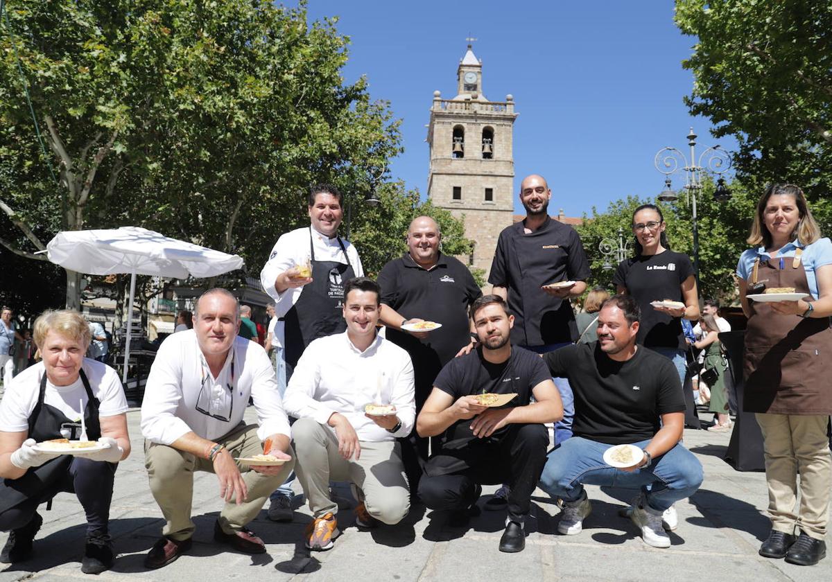 Diez establecimientos participaron en las jornadas celebradas el viernes y sábado con degustaciones variadas de tortilla de patatas.