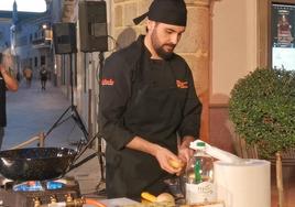 Jorge Fernández durante la fase local del campeonato regional.