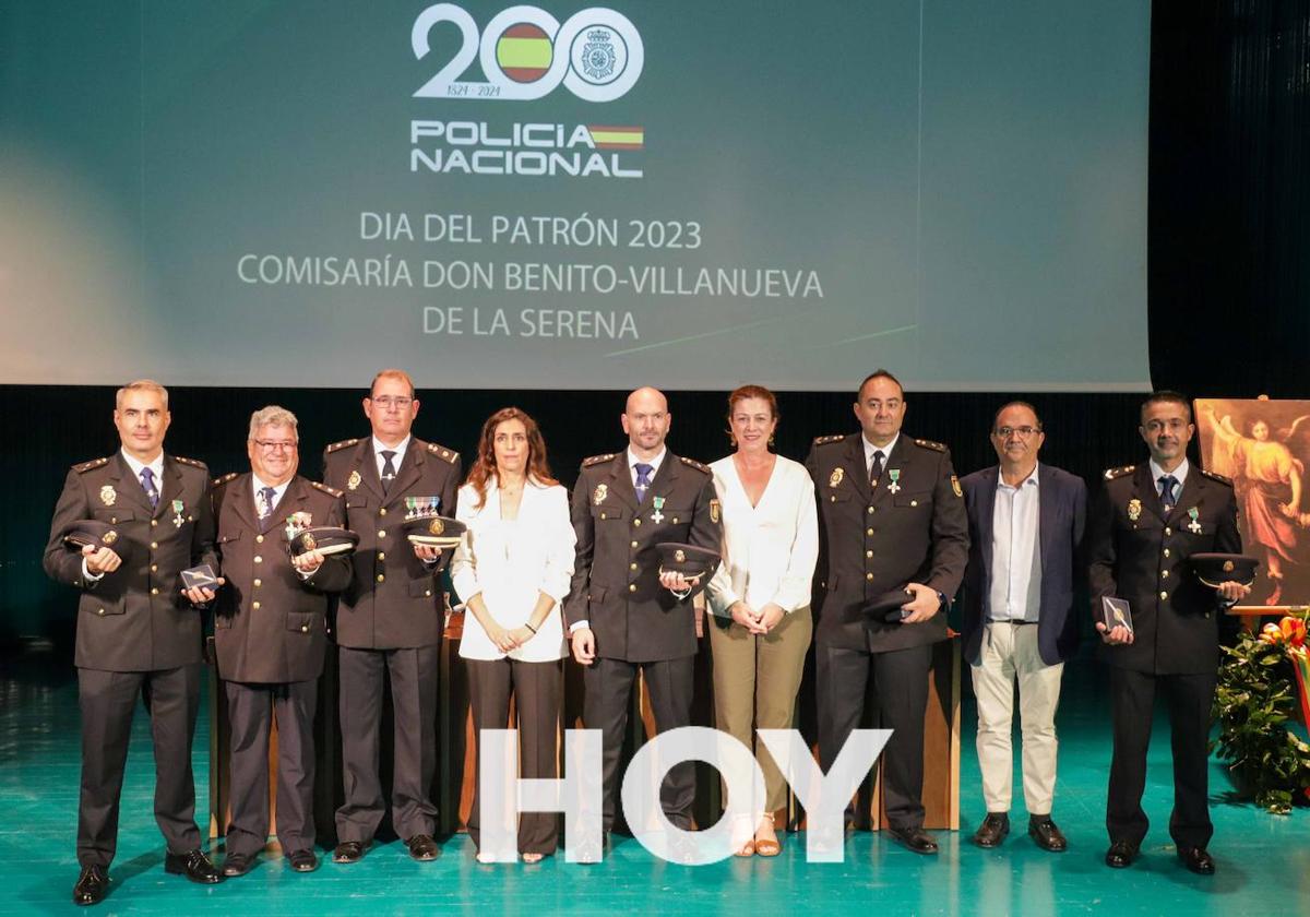 La celebración de los Ángeles Custodios de la Comisaría Don Benito-Villanueva