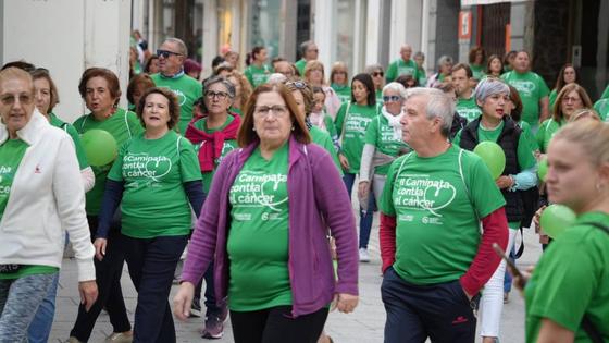 Más de 600 personas participaron en la caminata contra el cáncer